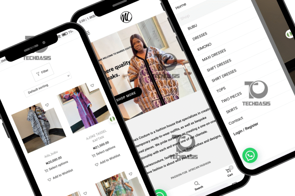 mariecouture9 web project