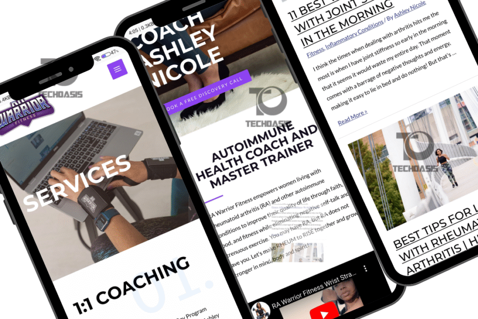 RAWaarrior website project