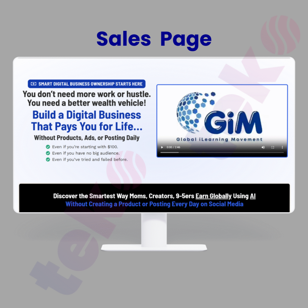 sales page