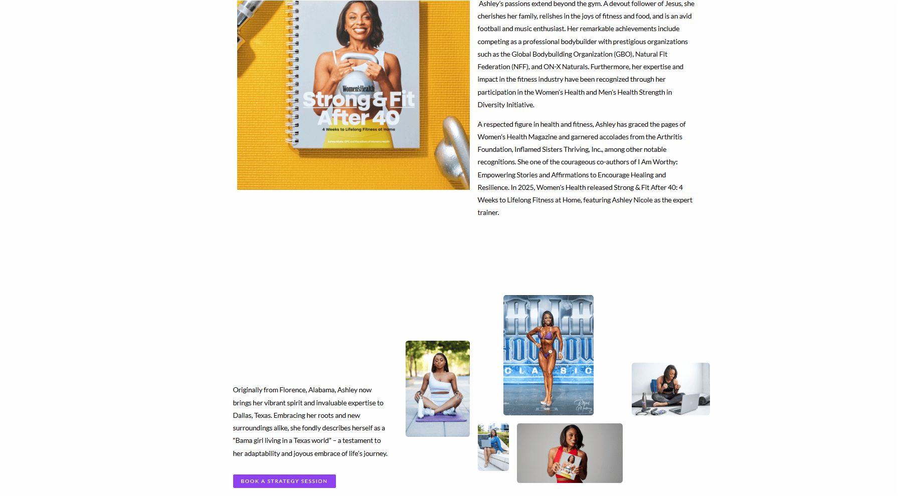 RA Warrior Fitness inner page